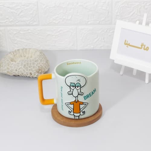 ماگ سرامیکی شخصیت اختاپوس در باب اسفنجی