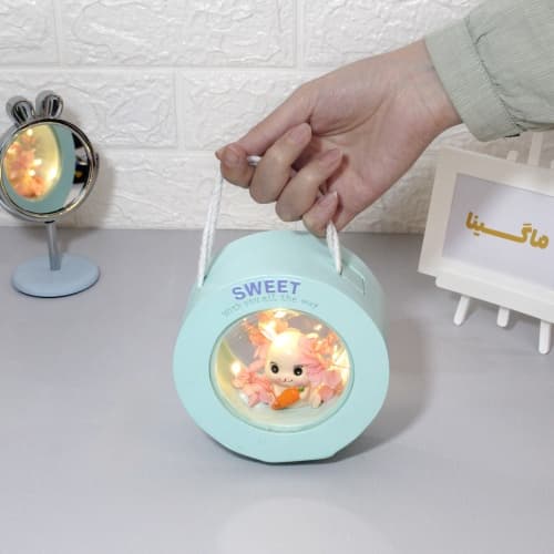 چراغ خواب فانتزی طرح خرگوش با نور led